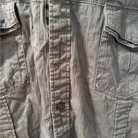 Navy Blue Button down - Picture 3 of 4